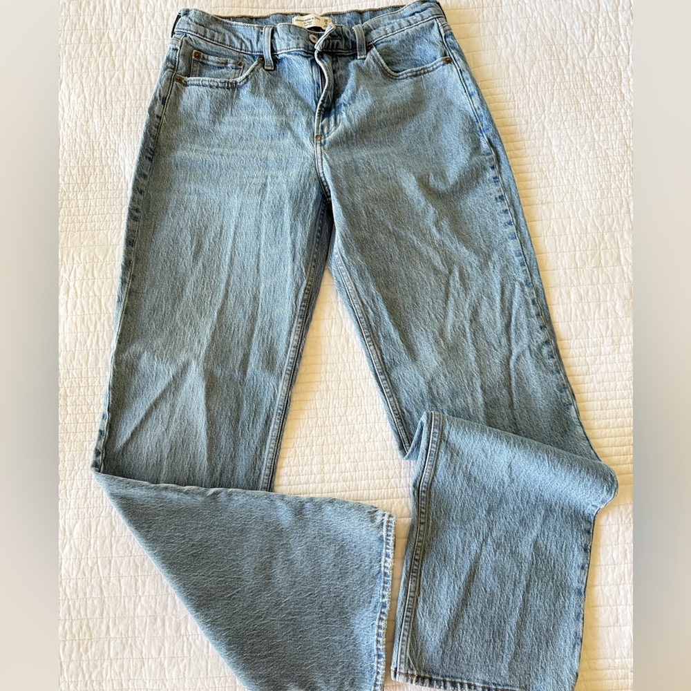 ABERCROMBIE LOW RISE BAGGY JEAN SIZE 6L 6 Long - Picture 6 of 7